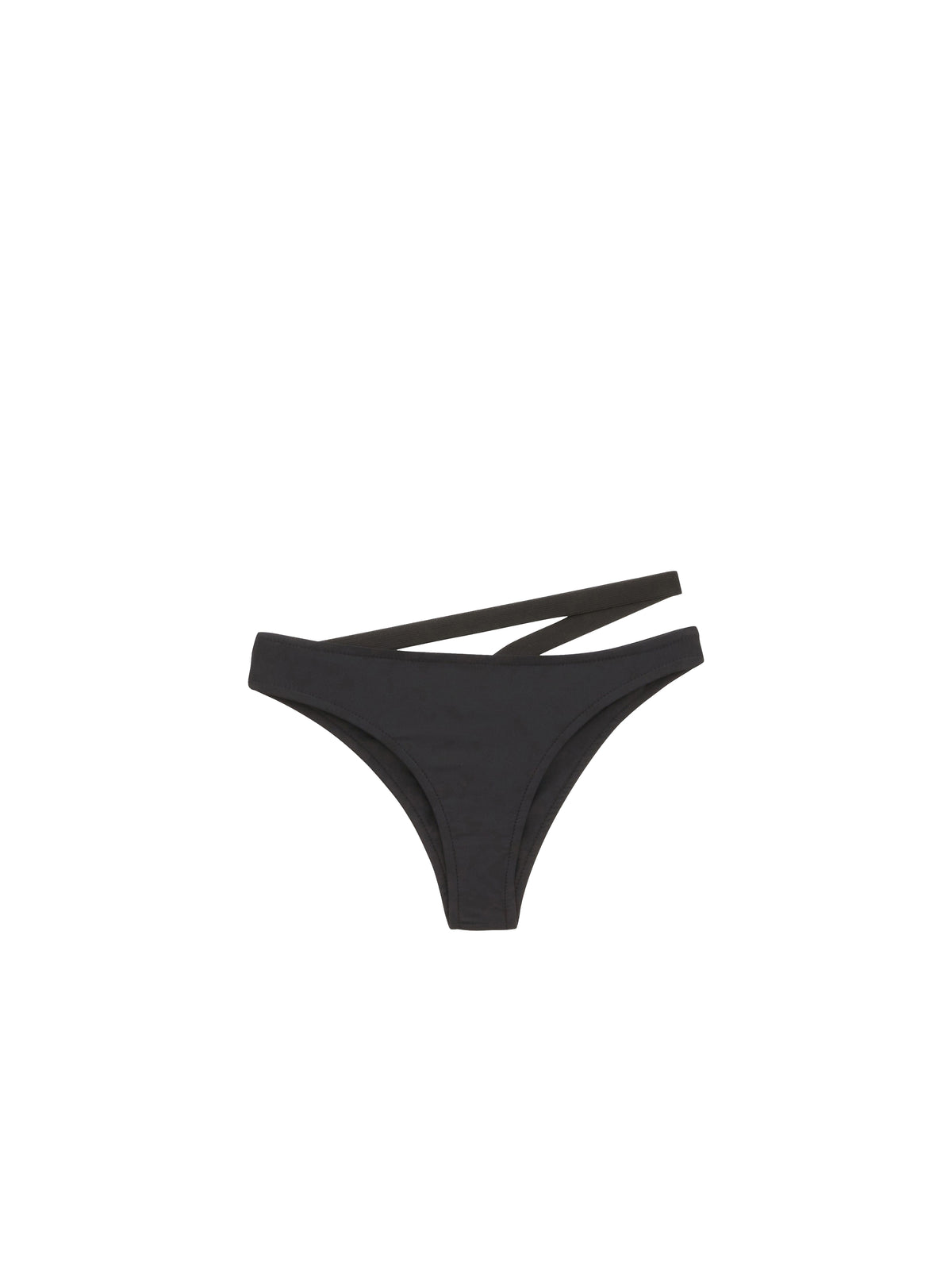 Asymmetrical swimsuit bottoms - Black