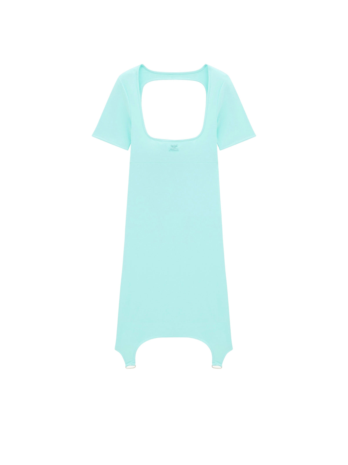 Robe jersey tech A-line - Turquese