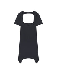 5pcs RELIQUAT 150€ / Robe jersey tech a-line - Black
