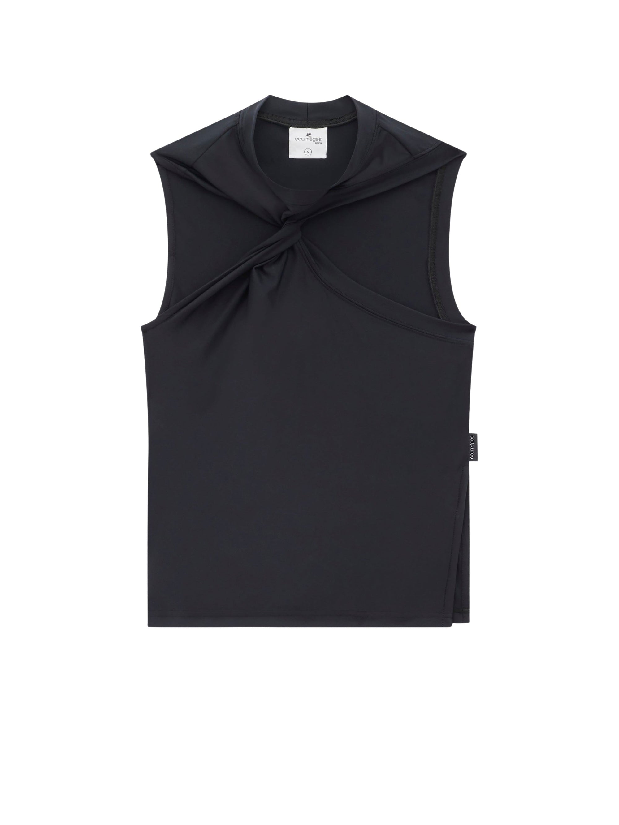 2pcs RELIQUAT 120€ / Top twist jersey tech - Black