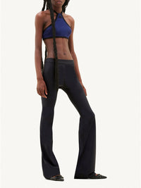 2pcs RELIQUAT 60€ / Top contraste côtelé - Ocean blue & Black