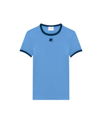 1pcs RELIQUAT 95€ / T-shirt bumpy contraste réédition - Sky & Ocean blue
