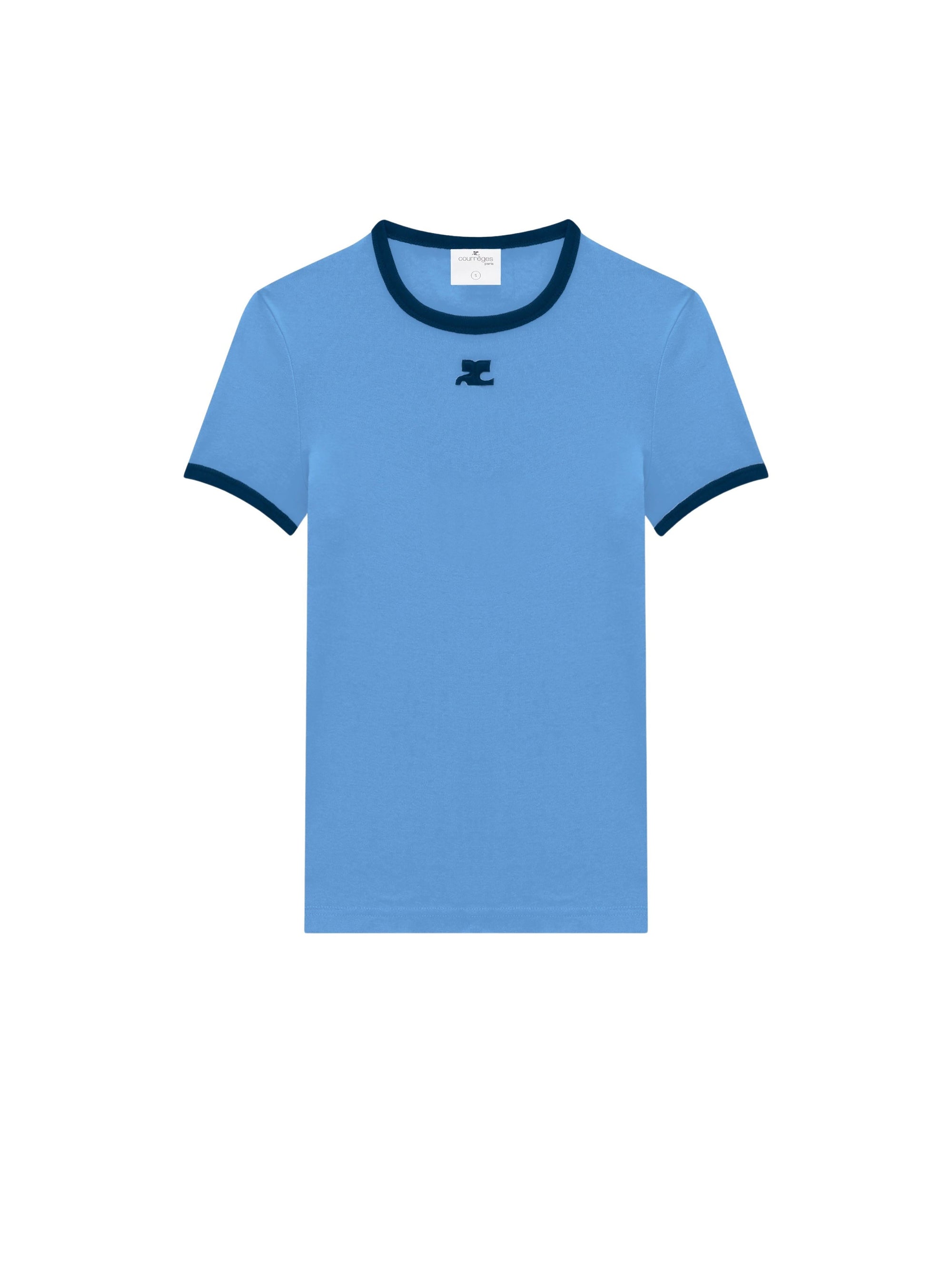 1pcs RELIQUAT 95€ / T-shirt bumpy contraste réédition - Sky & Ocean blue