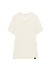 1pcs RELIQUAT 95€ / T-shirt AC logo mesh - Natural