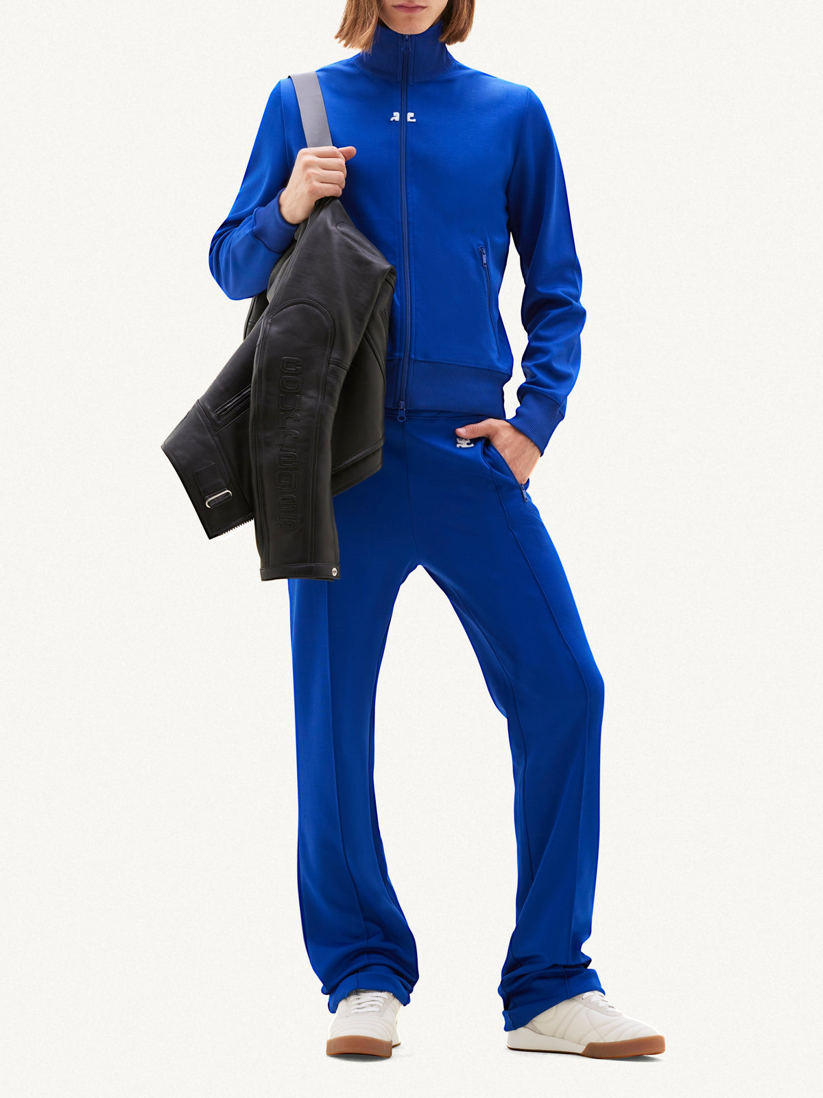 Sweatshirt court - Vintage Blue