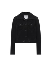 5pcs NEW / SUEDE TRUCKER - Black