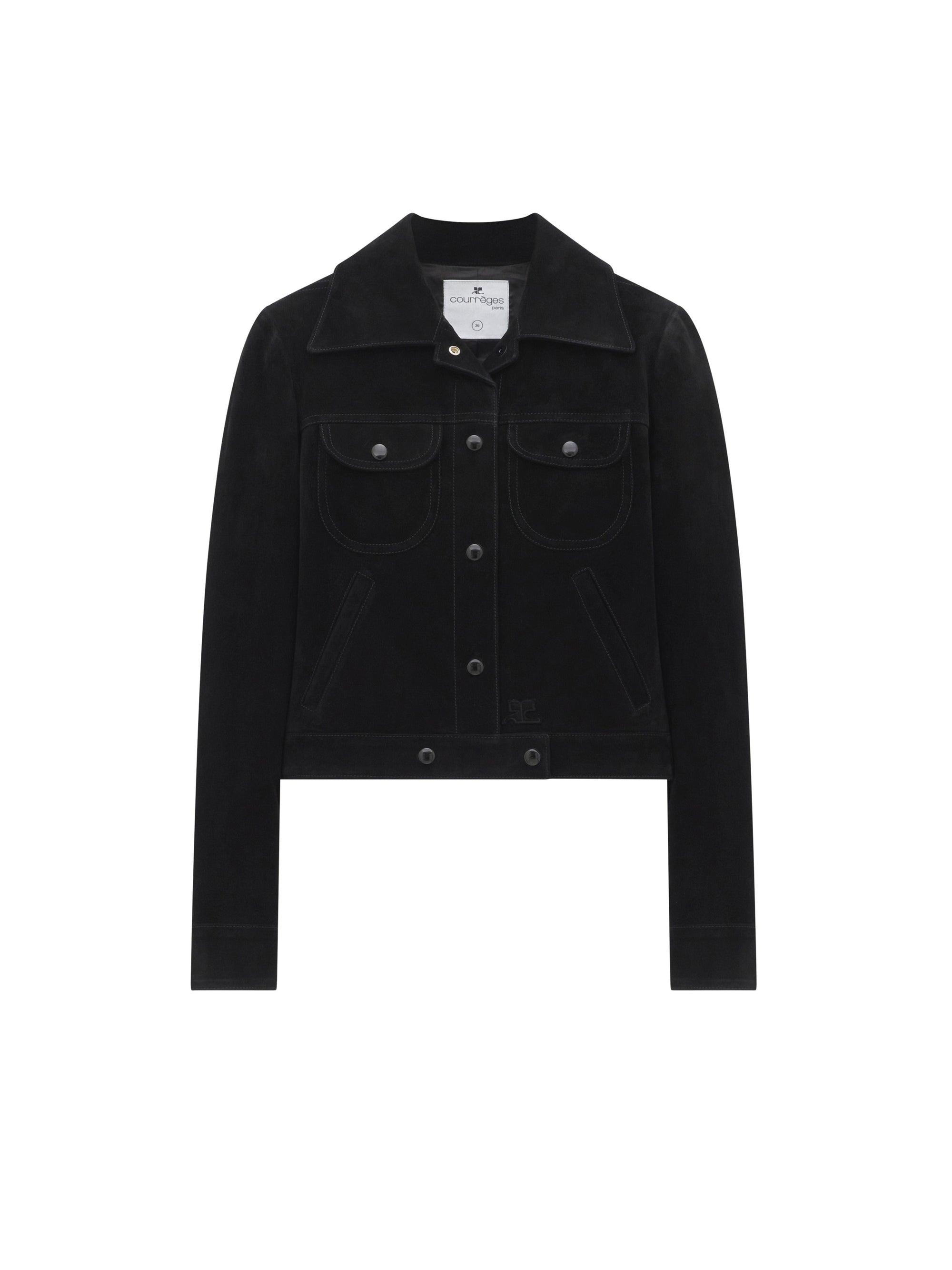 5pcs NEW / SUEDE TRUCKER - Black