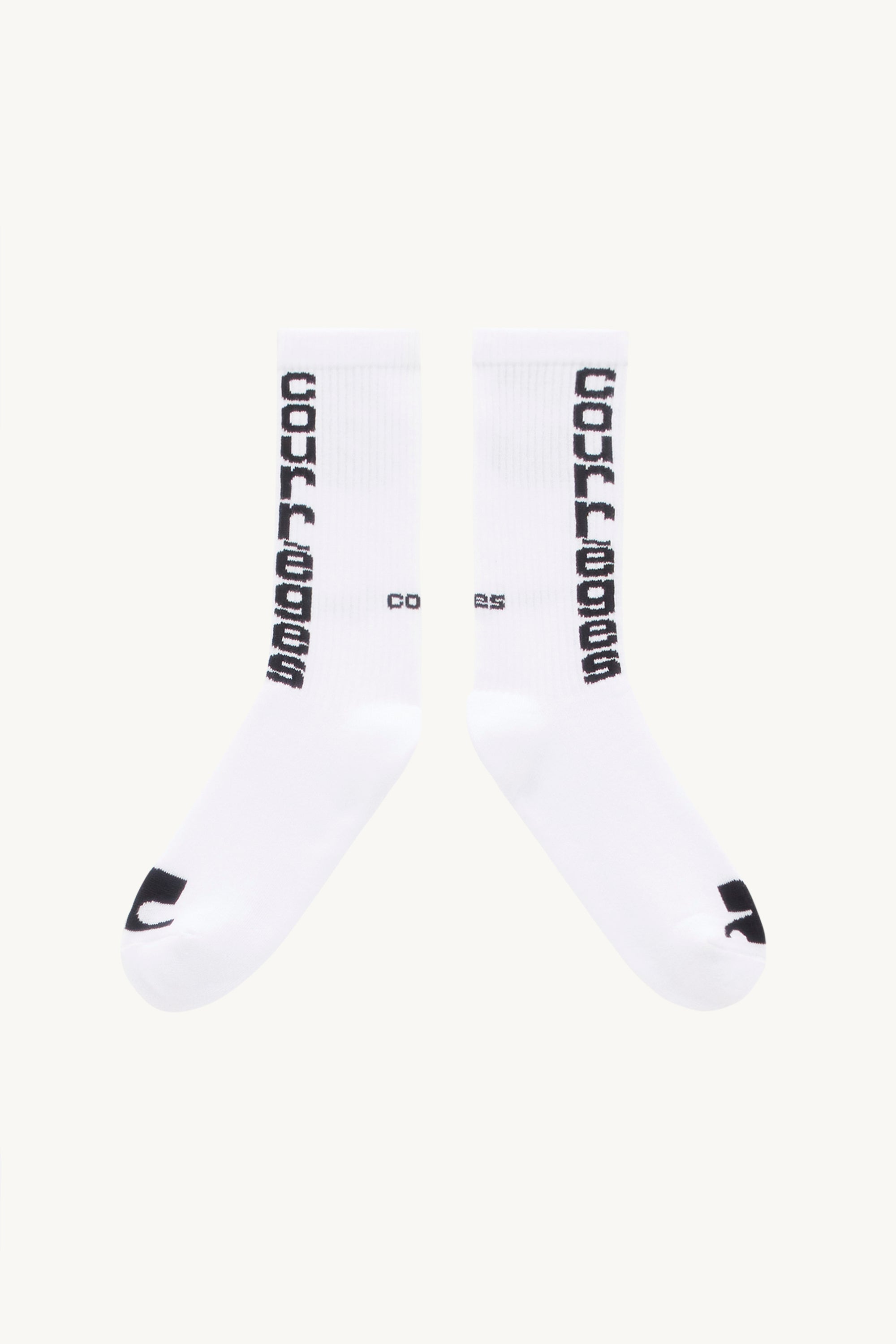 406pcs RELIQUAT 15€ / Chaussettes shell - Blanc optique & Noir