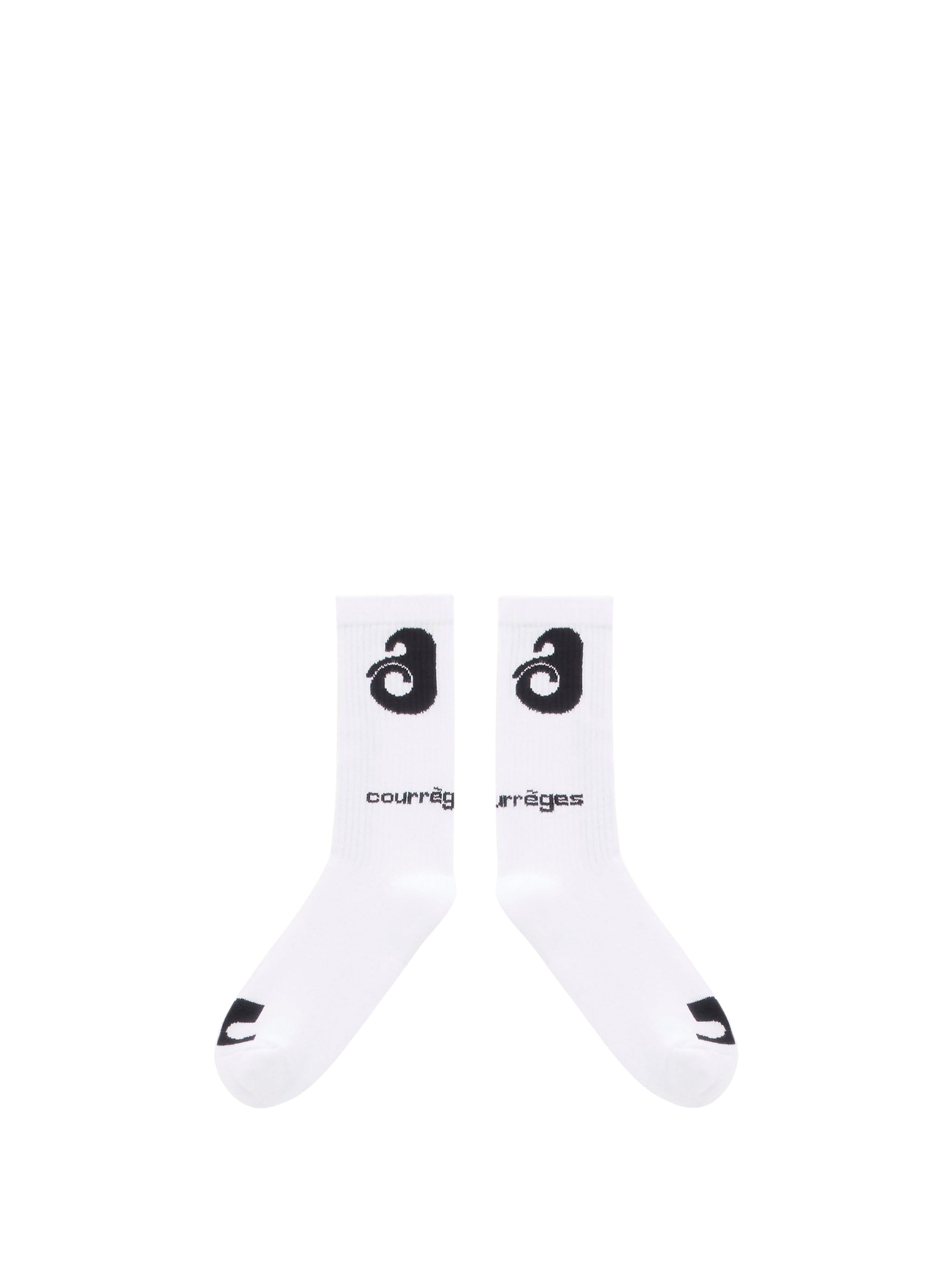 406pcs RELIQUAT 15€ / Chaussettes shell - Blanc optique & Noir