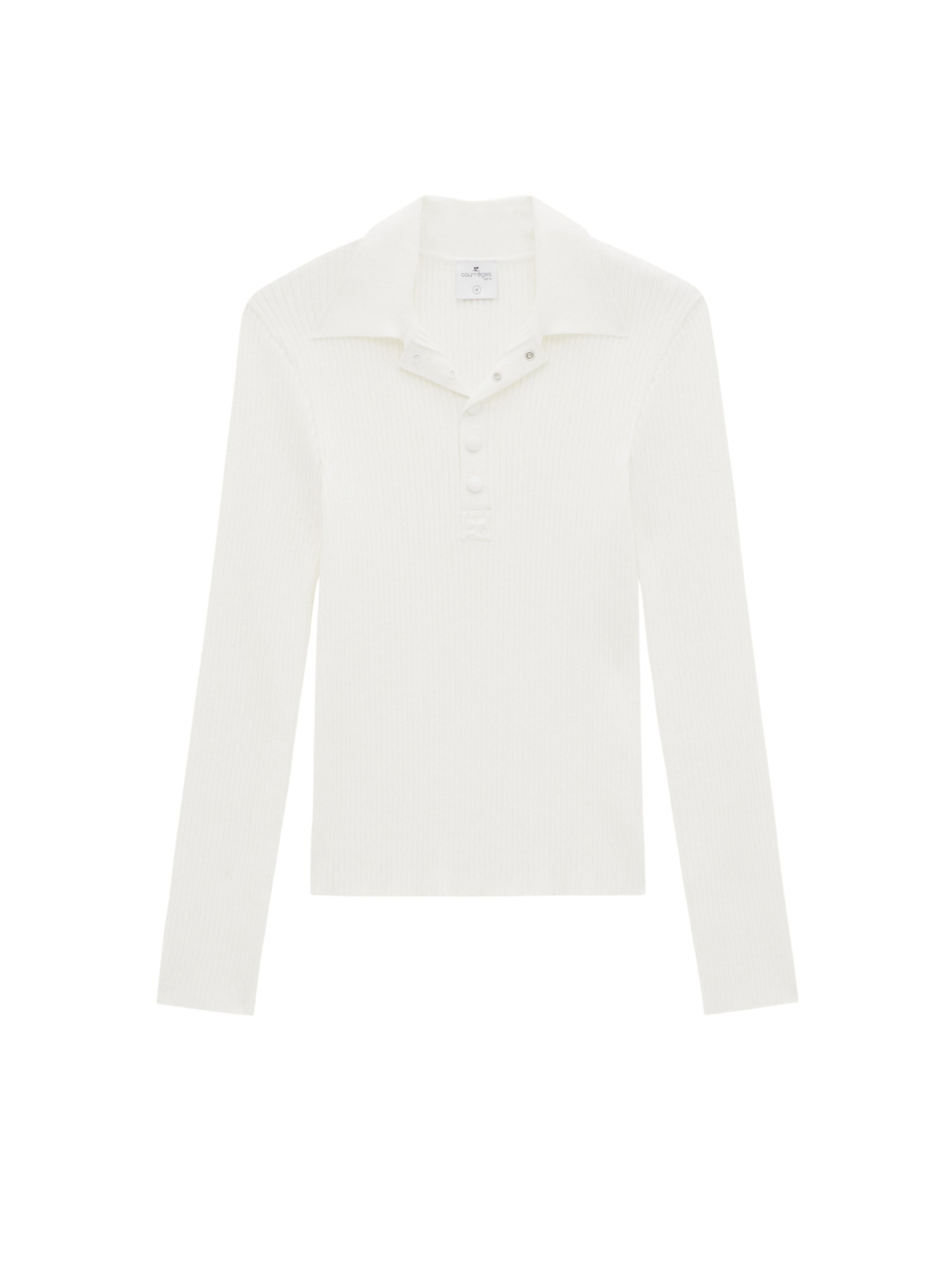 6pcs NEW / RIB KNIT AC CLASSICAL - Heritage white