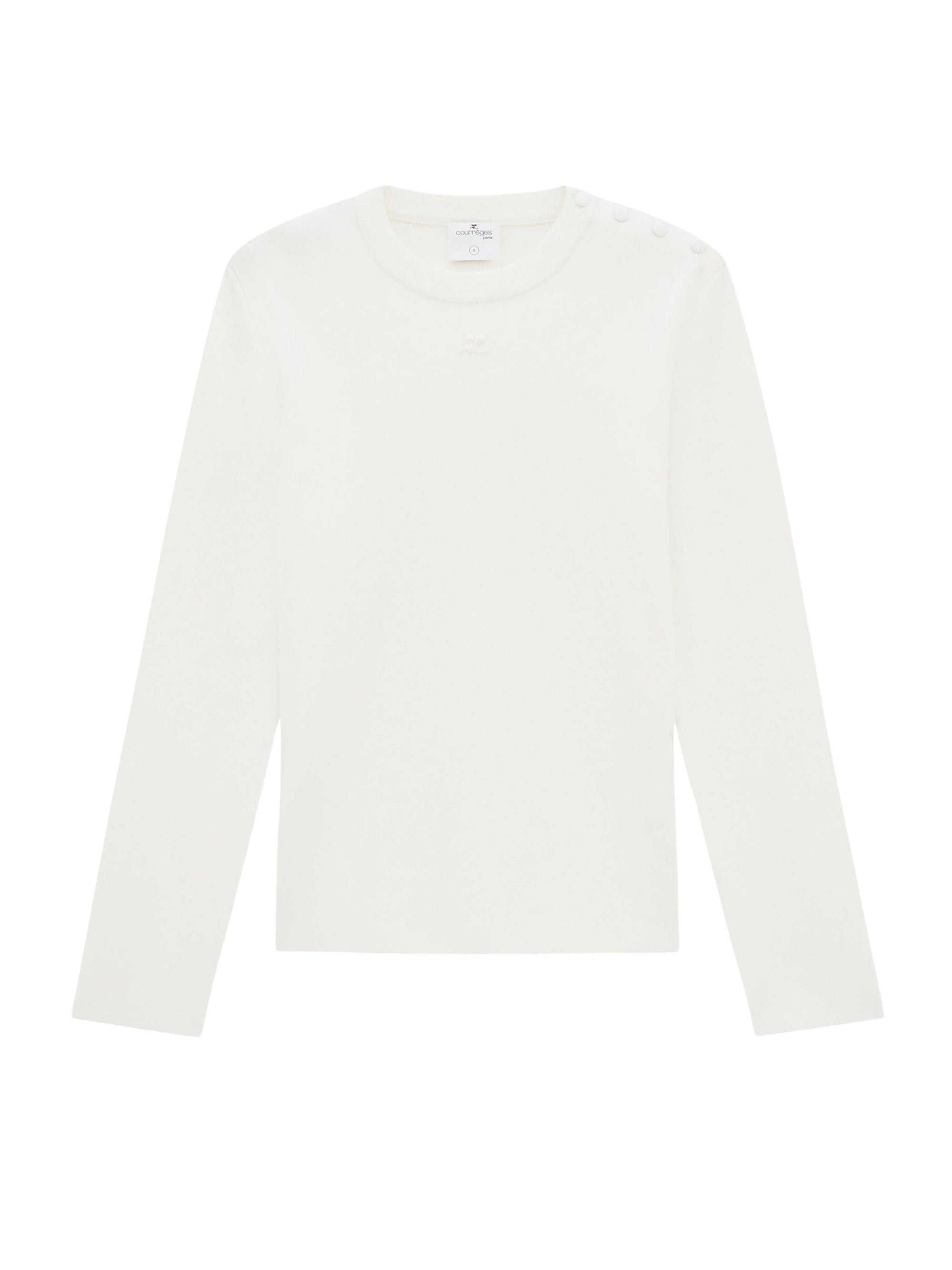 5pcs RELIQUAT 150€ / Pull snaps épaules - Heritage white