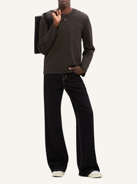 18pcs RELIQUAT 150€ / Pull snaps épaules - Mud brown