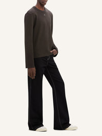 18pcs RELIQUAT 150€ / Pull snaps épaules - Mud brown