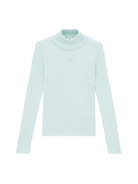 39pcs NEW / RIB KNIT MOCKNECK - Turquese