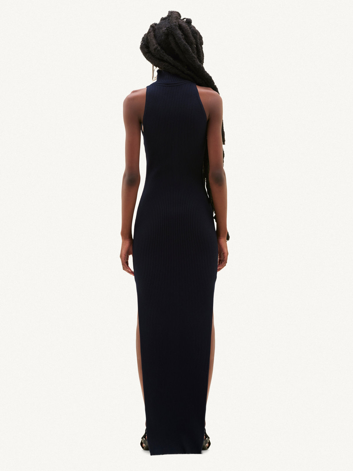 COL DIAMANT RIB KNIT