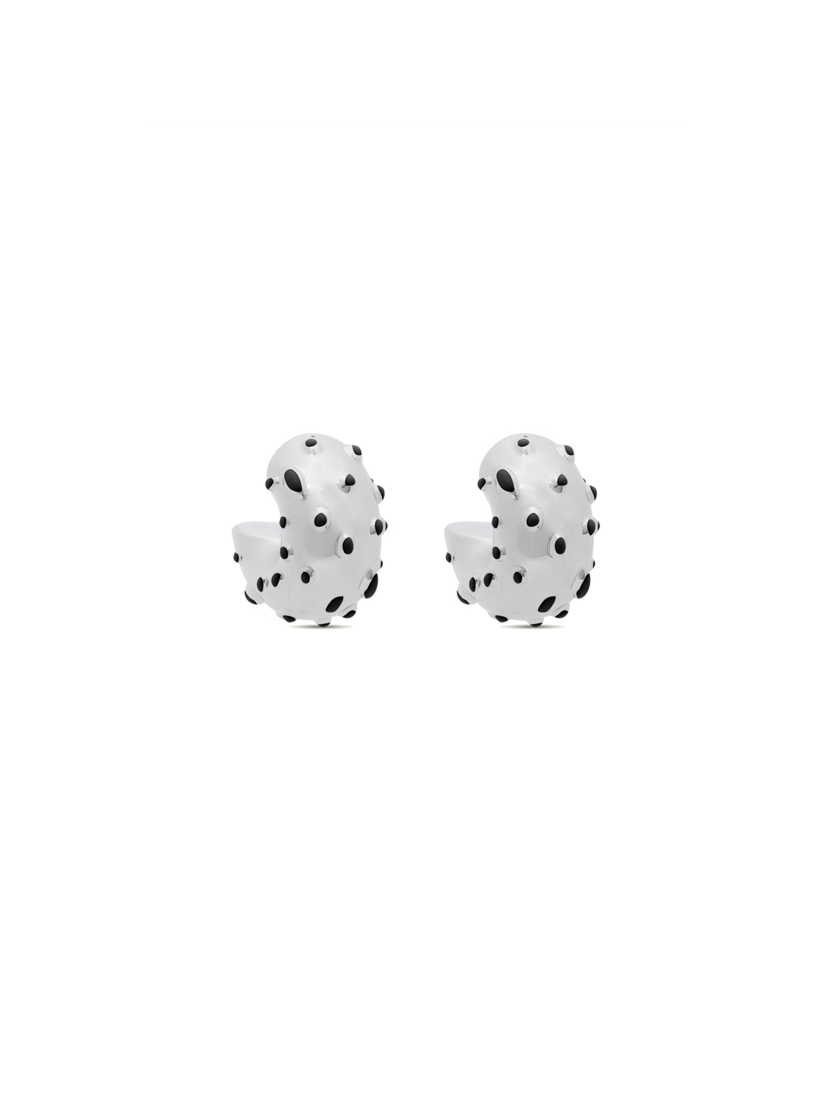 PRIX MARQUE : 50 / BOUCLES D'OREILLES INFINI MOUCHETÉES