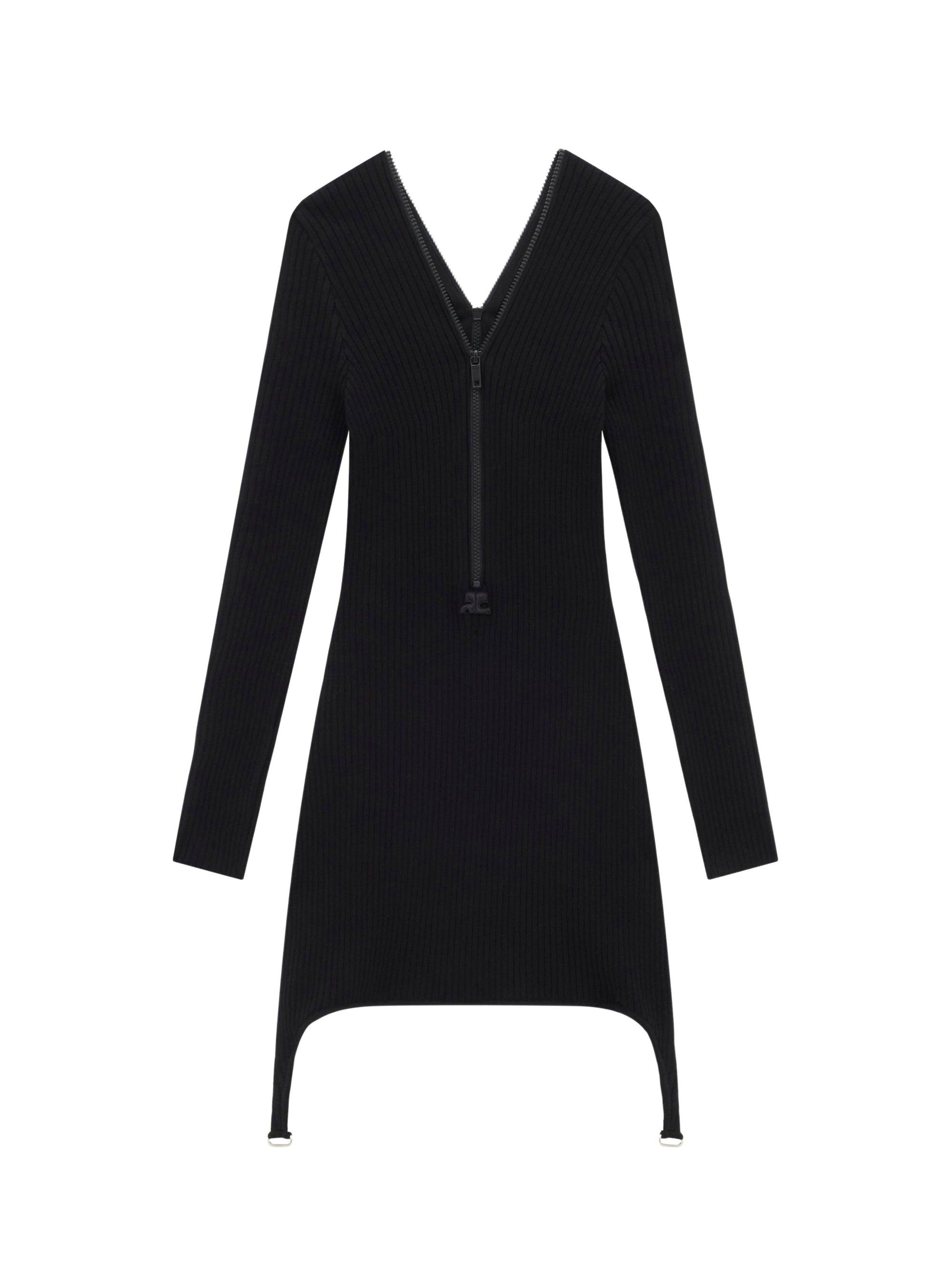 43pcs NEW / BRETELLES ZIP RIB KNIT