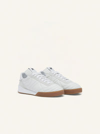9pcs NEW /  CLUB 02 SNEAKERS EN CUIR - Heritage white