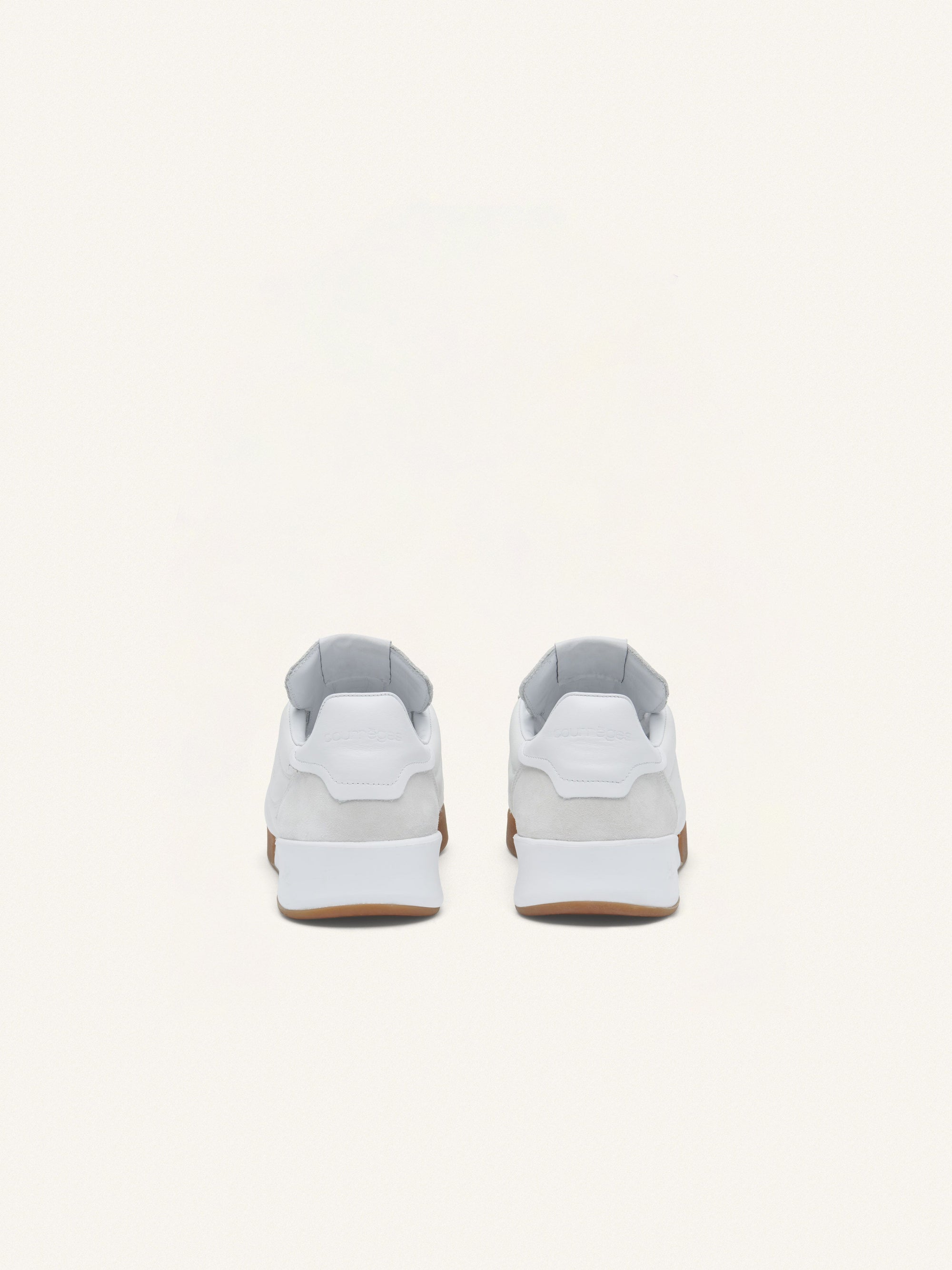 9pcs NEW /  CLUB 02 SNEAKERS EN CUIR - Heritage white