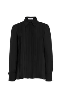 Black / Chemise Aimé en soie - Black