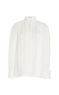 Ivory / Chemise Aimé en soie - Ivory