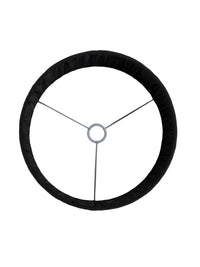 Cone-shaped pleated shade - Black