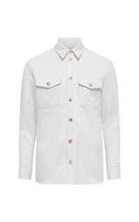 Ivory / Surchemise Lucas en soie - Ivory