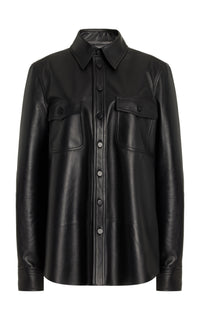 Black / Chemise John cachemire et laine - Black