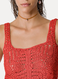 Top "Fatto a mano" en crochet - Love