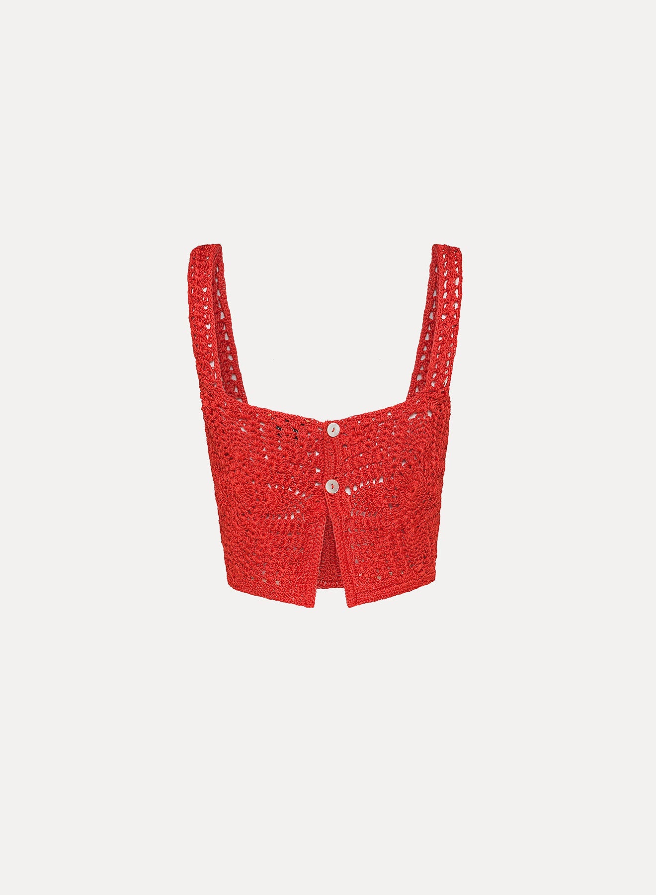 Top "Fatto a mano" en crochet - Love