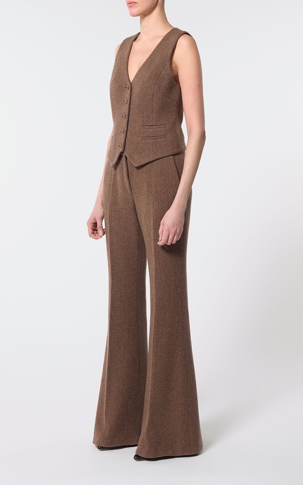 Chocolate Multi / Pantalon Rhein en laine - Chocolate Multi