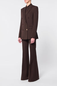 Chocolate / Pantalon Rhein en soie - Chocolate