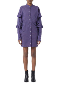 Robe courte Tell Isaac en coton - Orage