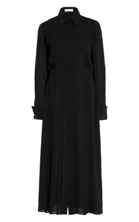 Black / Robe Delphine en soie - Black