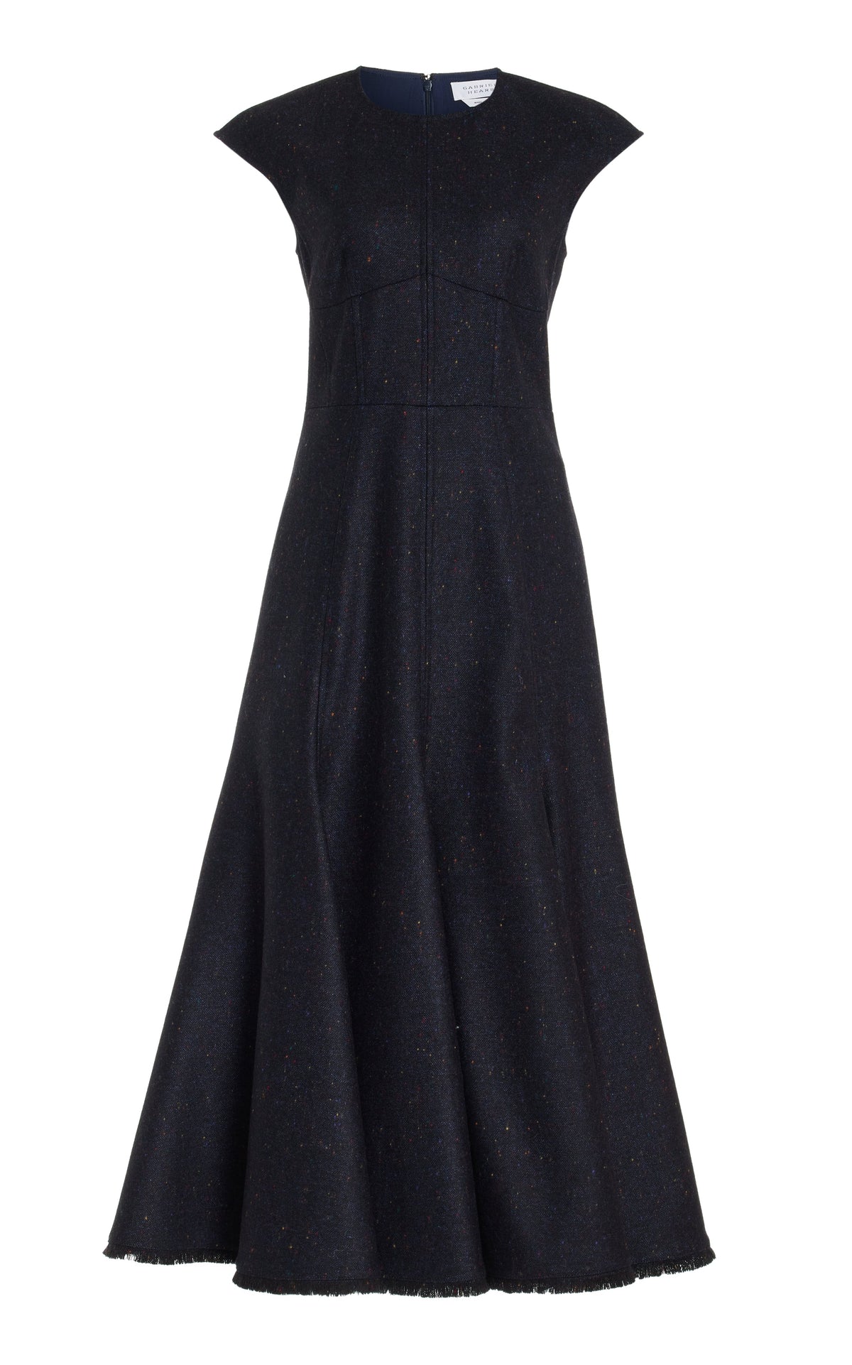 Dark Navy Multi / Robe Crowther en cachemire - Dark Navy Multi