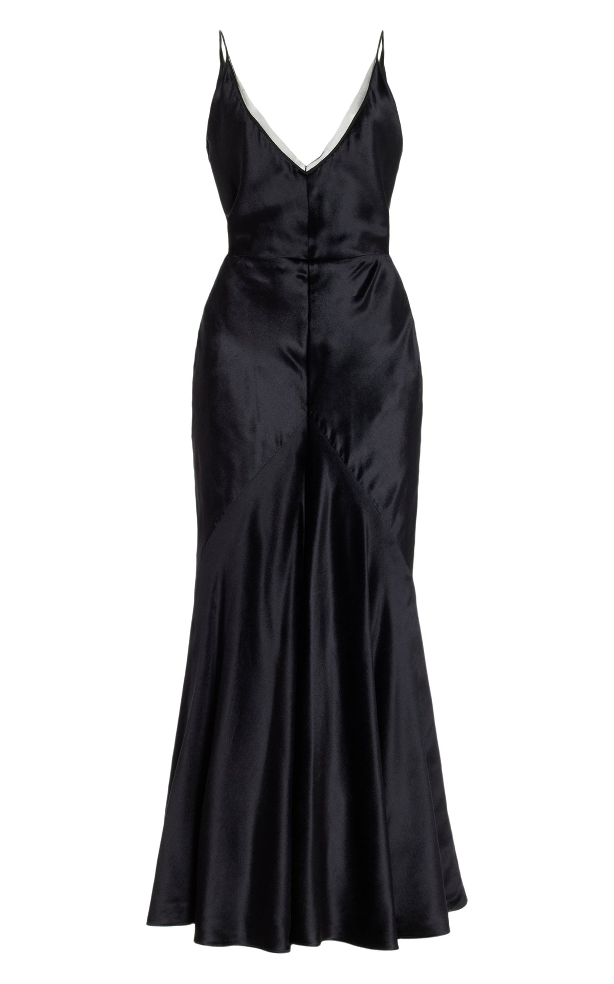 Black / Robe Brigita en soie - Black