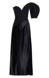 Black / Robe Giulia en laine - Black