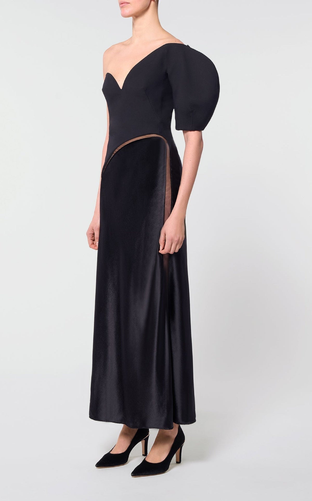 Black / Robe Giulia en laine - Black
