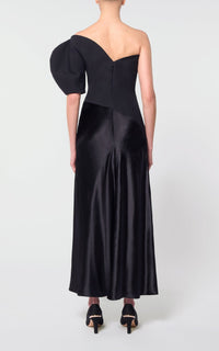 Black / Robe Giulia en laine - Black