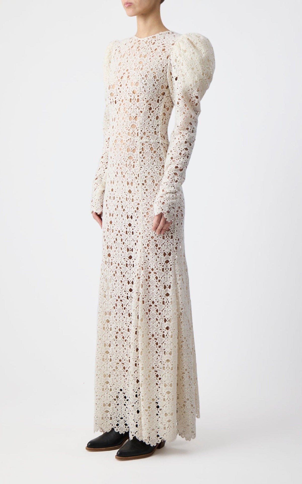Ivory / Robe Lana en cachemire - Ivory