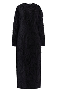 Black / Robe Brighting en soie - Black