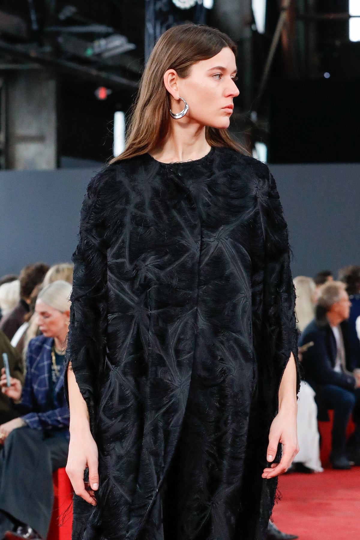 Black / Robe Brighting en soie - Black
