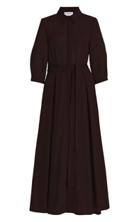 Chocolate / Robe Andy en laine - Chocolate