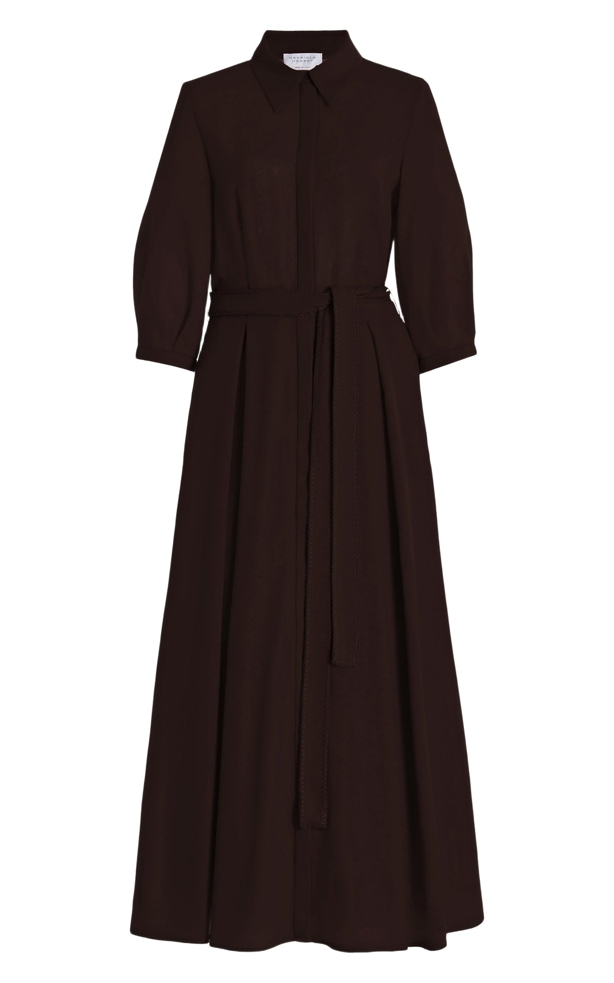 Chocolate / Robe Andy en laine - Chocolate