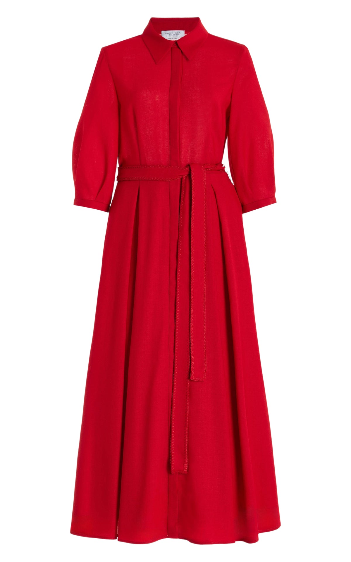 Scarlet Red / Robe Andy en laine - Scarlet Red