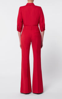 Scarlet Red / Blouse Hadley en laine - Scarlet Red