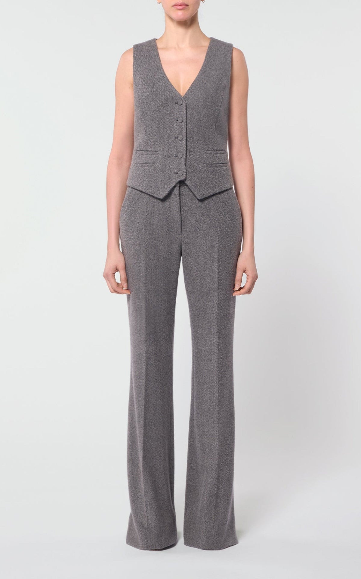 Dark Grey Multi / Veston Coleridge en laine et cachemire - Dark Grey Multi