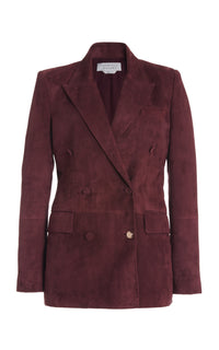 Scarlet Red / Veste blazer Gavin en laine - Scarlet Red