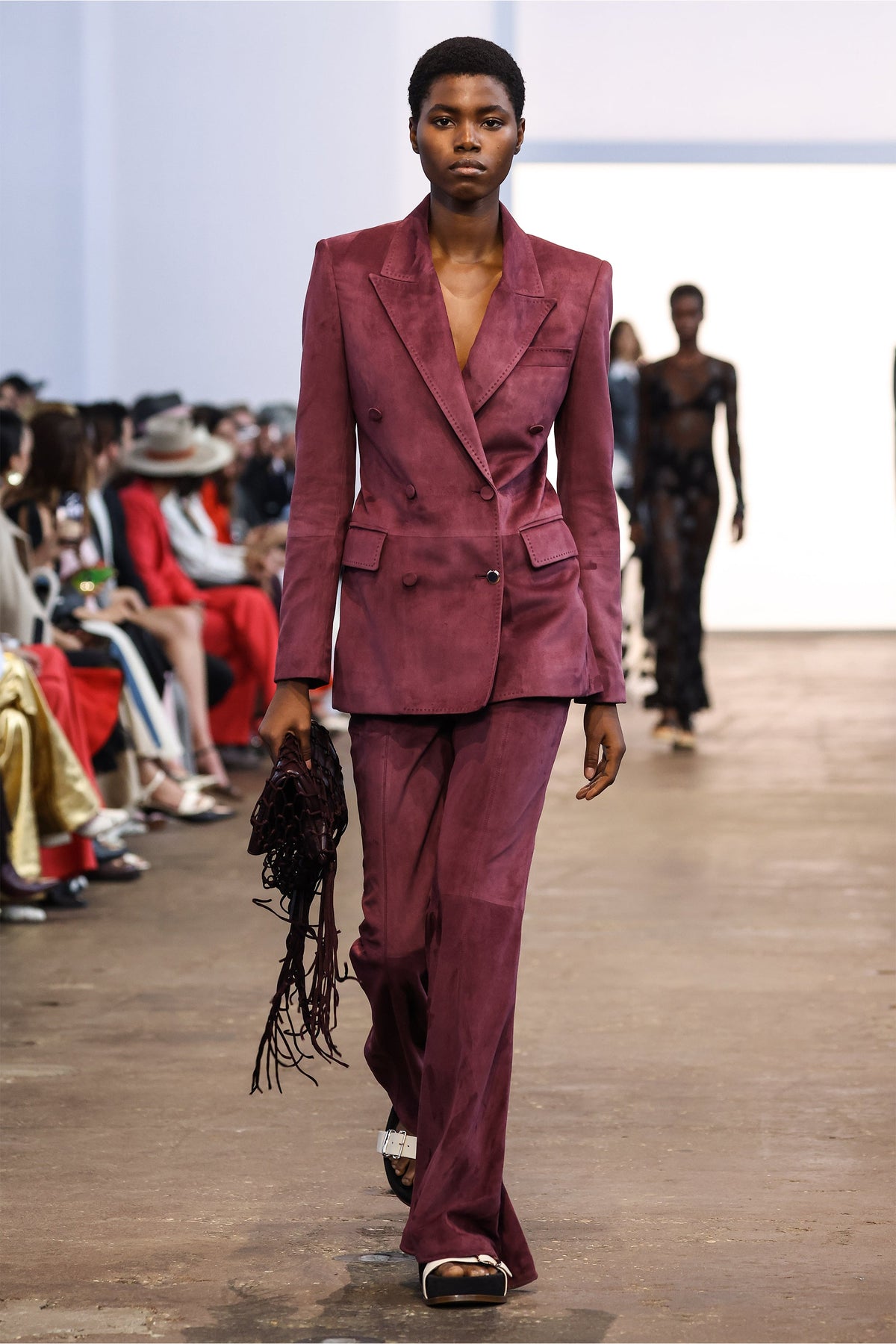 Scarlet Red / Veste blazer Gavin en laine - Scarlet Red