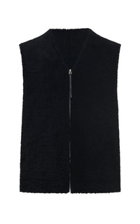 Black / Veston réversible Snowdon en cuir - Black